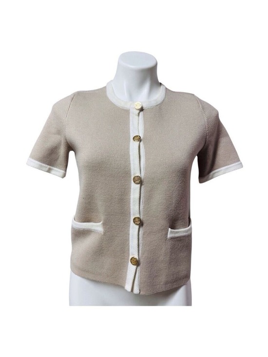 Truth By Republic Sweaters - Truth Republic Tan Button Front Cardigan Sweater XS Petite